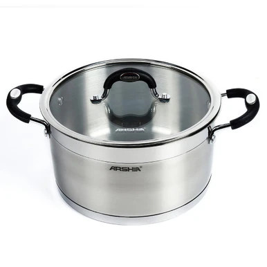 سرویس قابلمه استیل ۱۲ پارچه عرشیا Arshia مدل SS478-3319